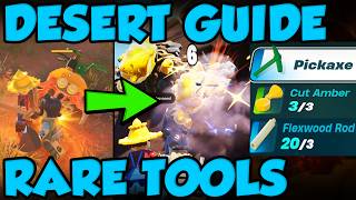 LEGO FORTNITE DESERT GUIDE How To Get Rare Tools Flexwood and Amber in Lego Fortnite [upl. by Fruin]