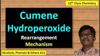 Cumene Hydroperoxide Rearrangement Reaction Mechanism  NEET IIT JEE JAM GATE [upl. by Prosser]