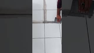 Tiles epoxy flooring process work home [upl. by Korie]