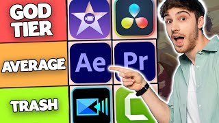 BEST Video Editing Software Tier List 2024 For PC amp Mobile [upl. by Ahearn]