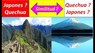 Quechua yJapones Misterio lingüísticoJapanese misteryreveladosINCREIBLE similitudesJAPONES QUECHUA [upl. by Nellda]