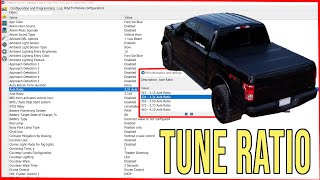 Change Axle Ratios with FORScan diy [upl. by Atnohsal503]