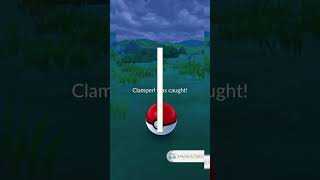 Catching a wild Clamperl for the first time pokemon go pokemon pokemongo clamperl [upl. by Okihcas820]