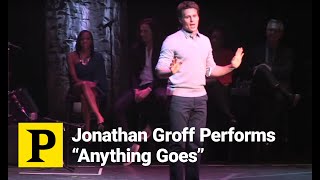 Jonathan Groff Channels His Inner Sutton Foster to Perform quotAnything Goesquot [upl. by Tol693]