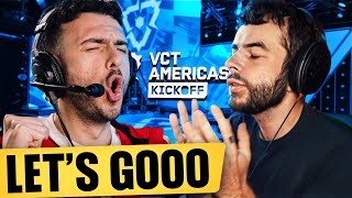 Tarik Reacts to Sentinels vs 100 Thieves  ELIMINATION MATCH  VCT Americas 2024 KICKOFF [upl. by Yemarej]