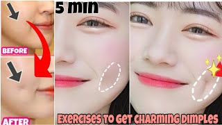 Exercises to Have Charming Dimples  How to Create Natural Dimple  Home Fitness Challenge [upl. by Eldoria]