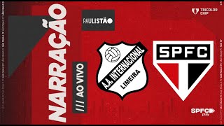 PAULISTÃO 2024  INTER DE LIMEIRA X SÃO PAULO  SPFC PLAY [upl. by Fitzhugh]