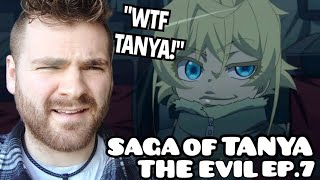 TANYA IS NEXT LEVEL  Saga of Tanya The Evil  Episode 7  ANIME REACTION [upl. by Olimpia298]