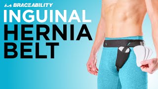 Braceability Inguinal Hernia Support Brief  bilateral hernia truss belt for men and women [upl. by Neu]