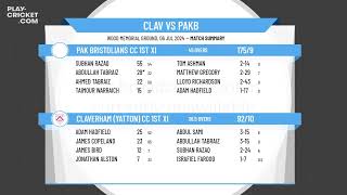 Claverham Yatton CC 1st XI v Pak Bristolians CC 1st XI [upl. by Tamas145]