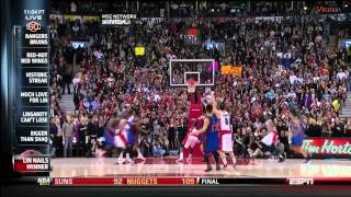 Jeremy Lin  Knicks vs Raptors Sportcenter Highlights [upl. by Sellers]