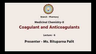 Coagulant Part 01 Coagulant  Coagulant Drugs  Coagulating Agent  Drugs used for Blood Clotting [upl. by Llenyr]