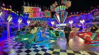 2 Fahrten Break Dance No1  KinzlerRasch Offride Video Frühlings Volksfest Würzburg 2024 [upl. by Ramsay168]