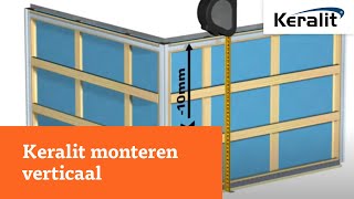 HOW TO  Keralit gevelbekleding monteren verticaal [upl. by Ventre]