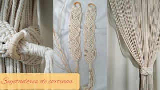 Tutorial de Macramé Cómo Hacer un Sujetador de Cortinas Elegante [upl. by Tipton]