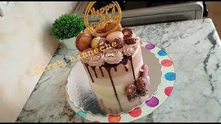 Layer cake choco praliné لاير كيك بكريمة البراليني [upl. by Corron]