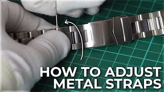 How to adjust Metal Watch Straps [upl. by Siwel]