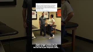 OneLegged Hyperextension Test  Spondylolysis Diagnosis Special Test [upl. by Ganny]