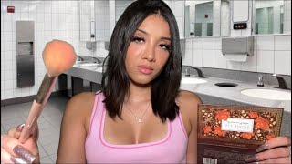 ASMR Mean girl does your makeup amp insults you 😡💄 Aggressive Roleplay personal attention [upl. by Lowry886]