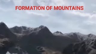 Indian GeographyFormation Of Mountains animationHimalayaMountainLearning classeswithRupalisharma [upl. by Norabal]