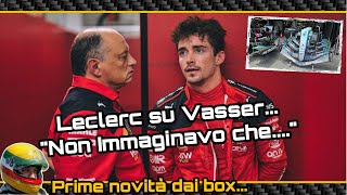 F1 SAUDI ARABIA GP VEDIAMO LE NOVITA AI BOX DI JEDDAH LECLERC SU VASSEUR CI DICE CHE [upl. by Whallon]