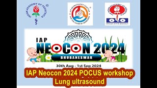 IAP Neocon 2024 POCUS workshop Lung Ultrasound [upl. by Burd925]