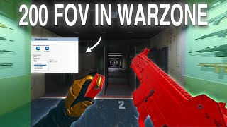 How to Get 200 FOV in Warzone Might Work on Console [upl. by Norel]