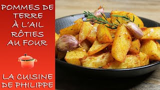 Pommes de terre à lail rôties au four [upl. by Hemphill]