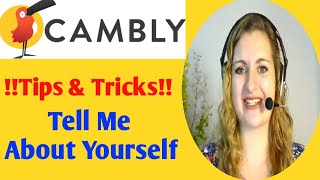 How To Introduce Yourself In An Interview  Tips amp Tricks To Tell About Yourself  Cambly [upl. by Reube375]