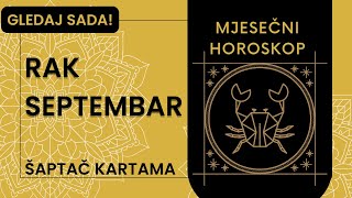 🌟✨ ♋︎ RAK  TVOJ SEPTEMBAR  RUJAN ✨🌟horoskop tarotcitanje astro [upl. by Evreh]