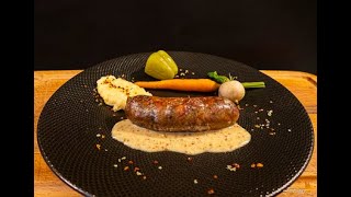 ANDOUILLETTE A LA MOUTARDE A LANCIENNE ECRASE DE PDT [upl. by Atinuj595]