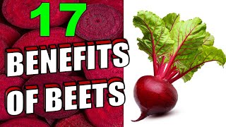 17 Powerful Health Benefits of Beets  BEETROOT CURES FOR THE BODY [upl. by Eras]