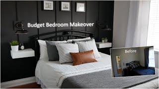 DIY Bedroom Makeover 250 Budget [upl. by Acinoev439]