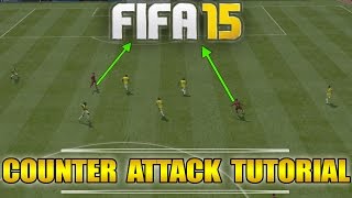 Fifa 15  Counter Attack Tutorial  How to score EASY goals  Tips amp Tricks  by PatrickHDxGaming [upl. by March237]