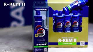 RAWLPLUG  RKEMII STYRENE FREE POLYSTER RESIN INSTALLATION [upl. by Damon422]