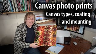 Canvas inkjet prints overview canvas types stretching coatings durability amp 14m long pano print [upl. by Siderf]