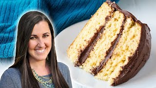 vanilla cake recipe  butter cake  how to make eggless vanilla cake or plain cake [upl. by Hulbig797]