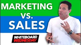 Sales vs Marketing Who Wins Whiteboard Wednesday 2 [upl. by Eyt]