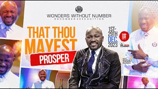 Apostle Suleman LIVE🔥THAT THOU MAYEST PROSPER  WWN Day21 December Edition  29TH Dec 2023 [upl. by Bergeman]