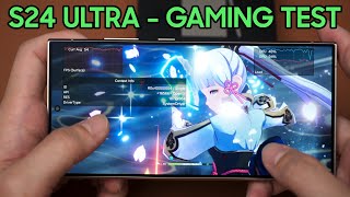 Gaming test  Samsung Galaxy S24 Ultra with Snapdragon 8 Gen 3 [upl. by Okimuk]