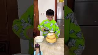 ADEK DI EJEK KARNA KUE ULANG TAHUN NYA JELEK UNTUNG ADA KAKAK ⁉️shorts funny dubbing [upl. by Volny843]