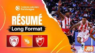 Olympiacos vs Étoile rouge Belgrade  EuroLeague J09 [upl. by Odlaner324]