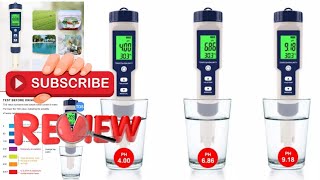 Review5in1 TDSECPHSalinityTemperature Meter Digital Water Quality Monitor [upl. by Just]