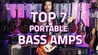 Whats The Best Portable Bass Amp Our Top 7 Best Small Bass Amps [upl. by Ahtreb247]