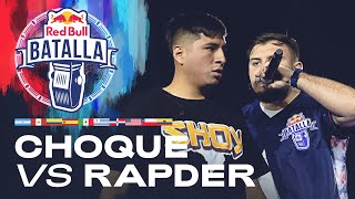 CHOQUE vs RAPDER  Octavos  Red Bull Batalla Internacional 2022 [upl. by Nogras263]