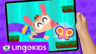 RUNNER BUGS GAME FOR KIDS 🦋🐝 Lingokids Games Games for kids [upl. by Langley]