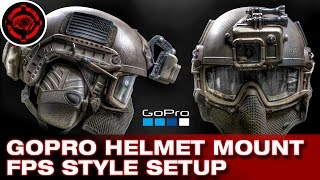 GoPro Helmet Mount How To [upl. by Erdnoid982]