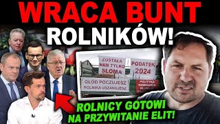 PROTEST ROLNIKÓW WRACA TAK CHCĄ PRZYWITAĆ quotELITYquot [upl. by Nollahp72]