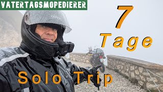 Ein Moped  Ein Mann  7 Tage  Abenteuer  SoloTrip [upl. by Longley985]