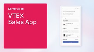 VTEX Sales App todo tu stock y los datos de tus clientes en las manos de tus vendedores [upl. by Atekahs]